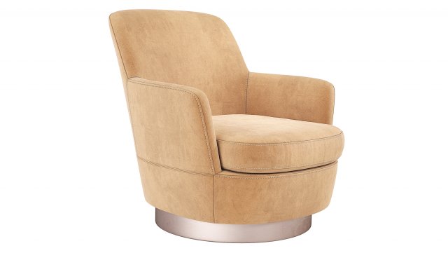 Jacques Armchair Rodolfo Dordoni 3D Модель .c4d .max .obj .3ds .fbx .stl .blend 