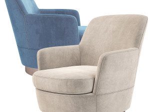 Jacques Armchair Rodolfo Dordoni 3D Модель