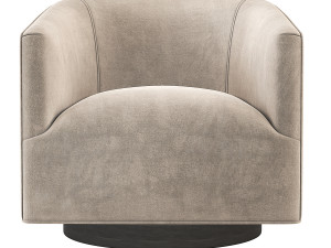 1950S Italian Shelter Chair Restoration Hardware RH 3D मॉडल