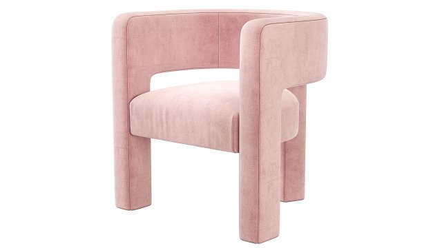 Sculpt Chair Crate and Barrel Modèle 3D .c4d .max .obj .3ds .fbx .stl .blend 