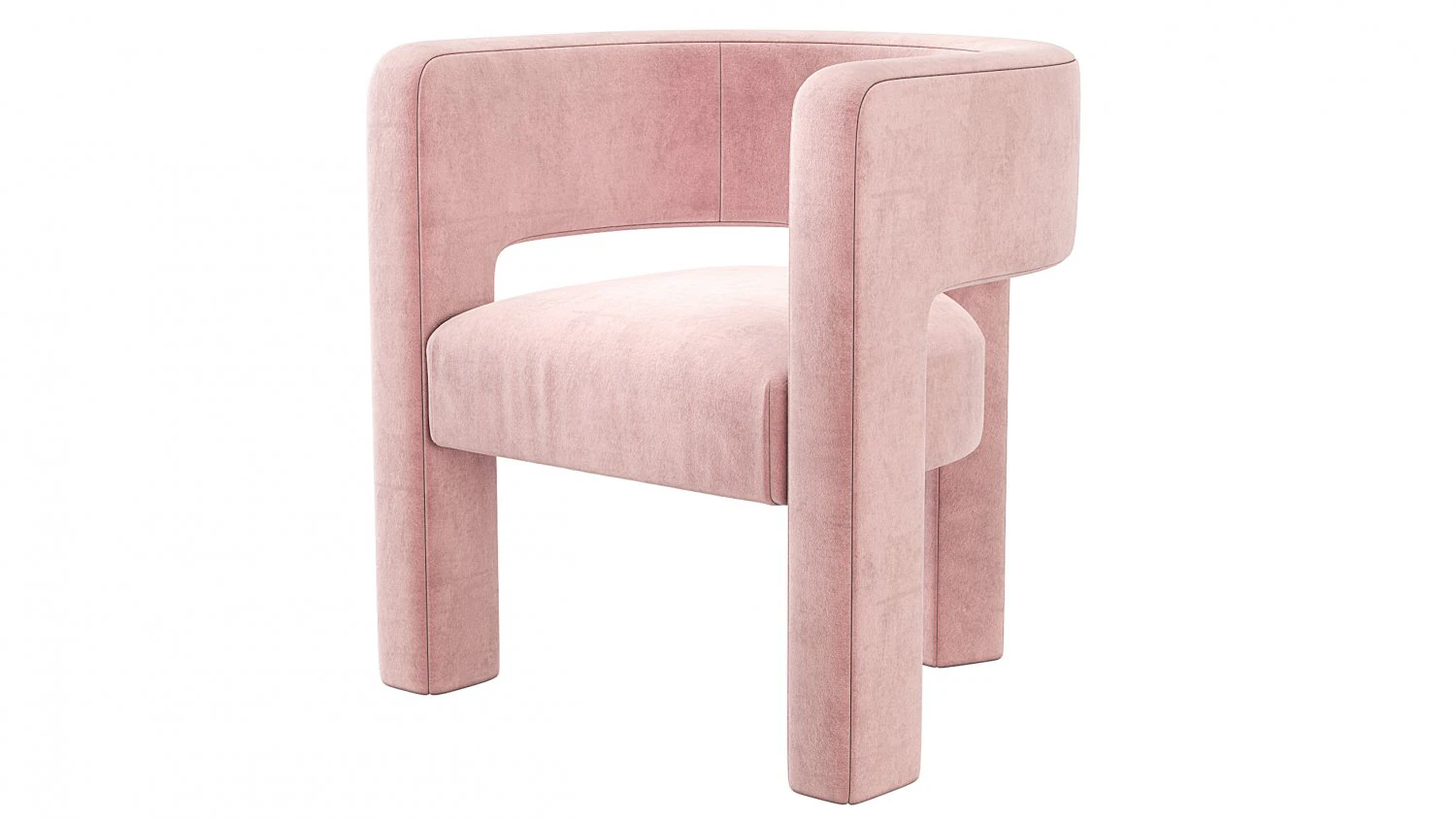 Sculpt Chair Crate and Barrel 3D Model .c4d .max .obj .3ds .fbx .stl .blend 