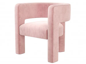 Caja y barril de silla esculpida Modelo 3D