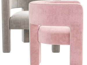 Sculpt Chair Crate and Barrel Modèle 3D