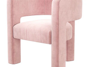 Sculpt Chair Crate and Barrel 3D Model