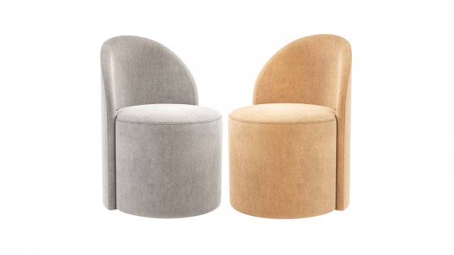 Restoration Hardware Reynaux Slope Chair RH Modelo 3D .c4d .max .obj .3ds .fbx .stl .blend 