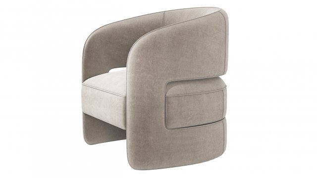 Ambra Armchair Rugiano Italia 3D 模型 .c4d .max .obj .3ds .fbx .stl .blend 