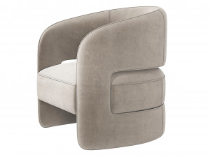 Ambra Armchair Rugiano Italia 3Dモデル