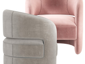Ambra Armchair Rugiano Italia 3D 模型