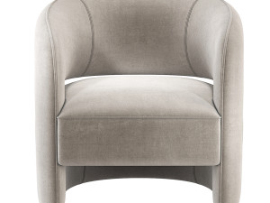 Ambra Armchair Rugiano Italia 3D 模型