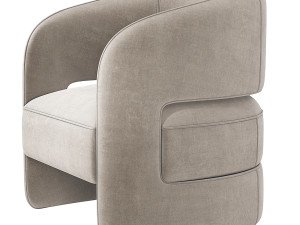 Ambra Armchair Rugiano Italia 3D 模型