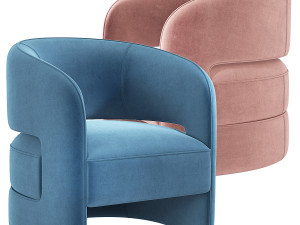 Ambra Armchair Rugiano Italia 3D 模型