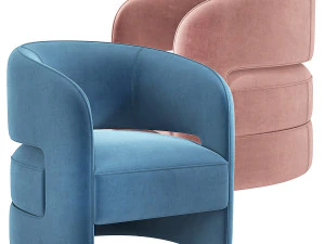 Крісло Ambra Rugiano Italia 3D Модель
