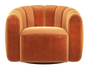 Fitz Russet Chair CB2 3D Модель