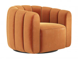 Fitz Russet Chair CB2 3D Model