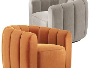 Fitz Russet Chair CB2 3D Model