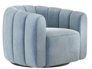 Fitz Russet Chair CB2 3D Model