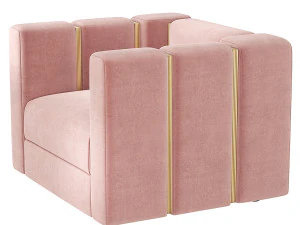 Rugiano Italia Club Armchair 3D Model