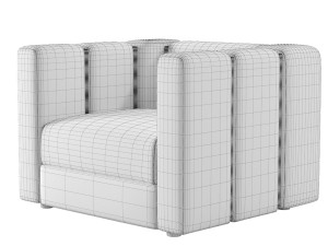 Rugiano Italia Club Armchair Modello 3D