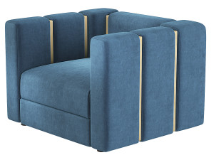Rugiano Italia Club Armchair Modello 3D