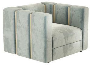 Rugiano Italia Club Armchair Modello 3D