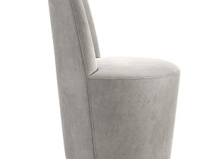 Crate and Barrel Ofelia Swivel Dining Chair 3D Model