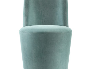 Crate and Barrel Ofelia Swivel Dining Chair 3D Model