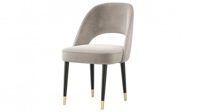 Laskasas Amour Dining Chair 3D Модель .c4d .max .obj .3ds .fbx .stl .blend