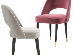 Laskasas Amour Dining Chair 3D Model