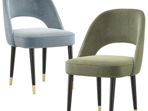 Laskasas Amour Dining Chair 3D Model