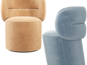 Moroso Getlucky Armchair Patricia Urquiola Model 3D