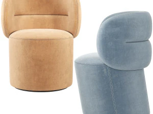 Moroso Getlucky Armchair Patricia Urquiola 3D Model