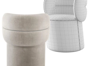 Moroso Getlucky Armchair Patricia Urquiola 3D Model