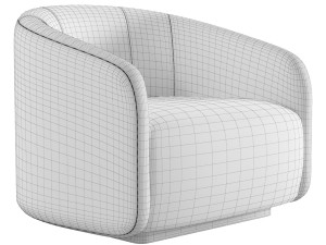 Fendi Casa Armchair Modelo 3D