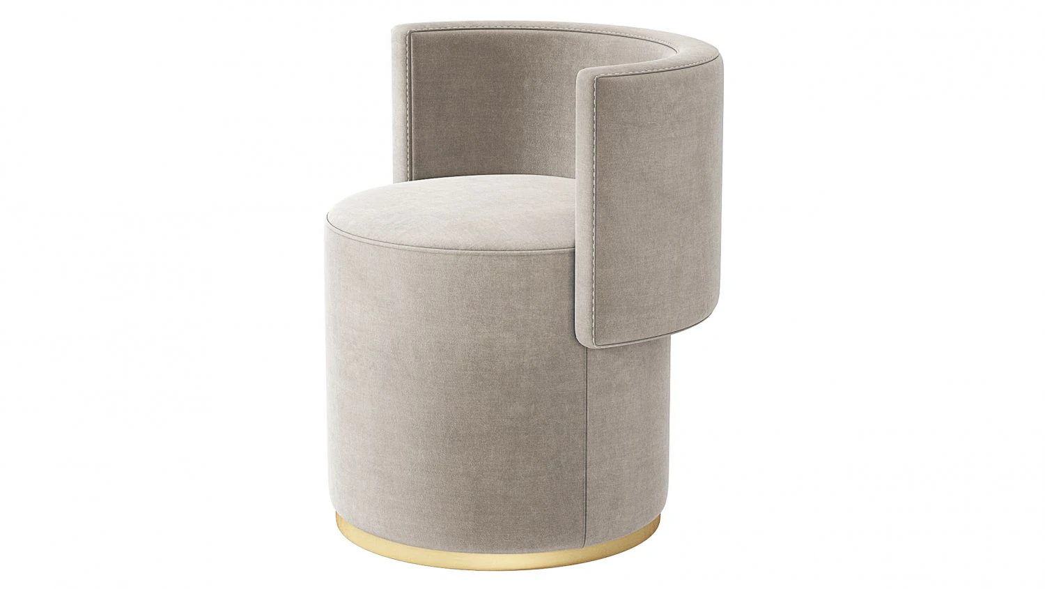 Love Seat Chair Pouf Rugiano Italy 3D Model .c4d .max .obj .3ds .fbx .stl .blend 