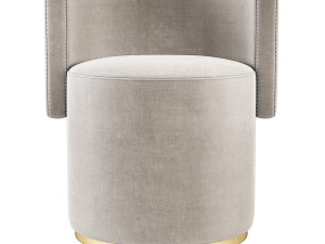 Love Seat Chair Pouf Rugiano Italy 3D-Modell
