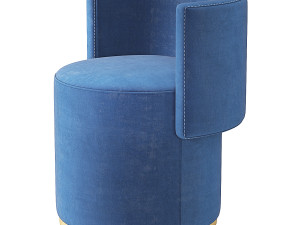 Love Seat Chair Pouf Rugiano Italy 3D-Modell