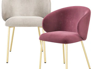Connubia Calligaris Tuka Chair Italy 3D Model