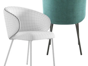 Connubia Calligaris Tuka Chair Italy 3D Model