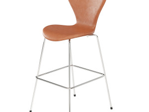 Arne Jacobsen Series 7 Barstool Fritz Hansen 3D Model
