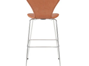 Arne Jacobsen Series 7 Barstool Fritz Hansen 3D Model