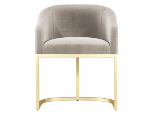 Restoration Hardware Emery Barrelback Slope Armchair RH 3D Модель