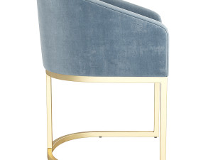 Restoration Hardware Emery Barrelback Slope Armchair RH 3D Модель