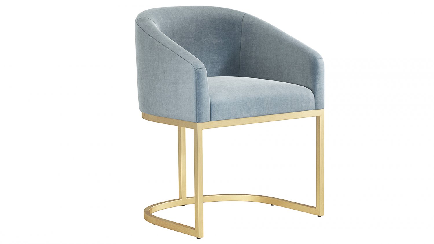 Emery barrelback sales slope fabric armchair
