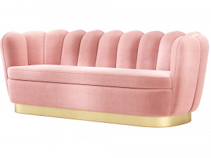 Eichholtz Mirage Velvet Sofa 3D Model