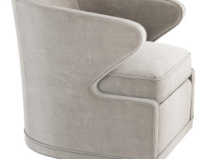 Eichholtz Dorset Velvet Swivel Chair 3D-Modell