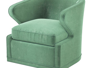 Eichholtz Dorset Velvet Swivel Chair 3D-Modell