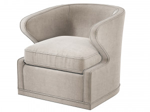 Eichholtz Dorset Velvet Swivel Chair 3D-Modell