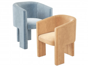 Coco Republic Phoenix Dining Chair 3D Model