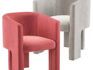 Coco Republic Phoenix Dining Chair 3D Model