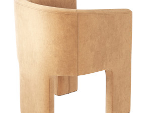 Coco Republic Phoenix Dining Chair 3D Модель